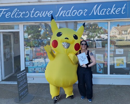 Artwork displayed as part of Felixstowe Indoor Market's Art Not On The Prom Trail 2026