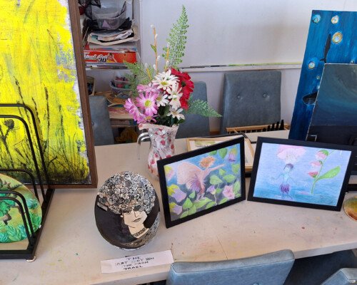 Artwork displayed as part of Felixstowe Indoor Market's Art Not On The Prom Trail 2026
