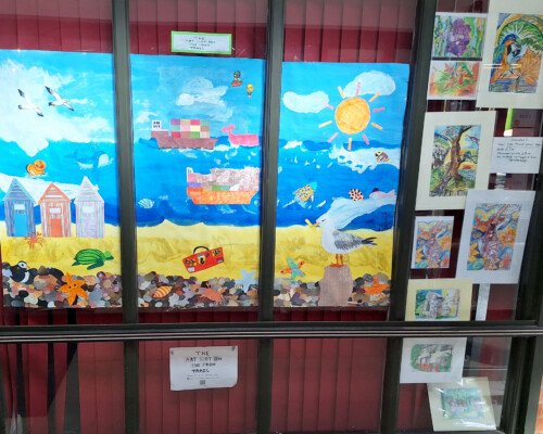 Artwork displayed as part of Felixstowe Indoor Market's Art Not On The Prom Trail 2026