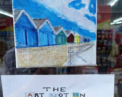 Artwork displayed as part of Felixstowe Indoor Market's Art Not On The Prom Trail 2026
