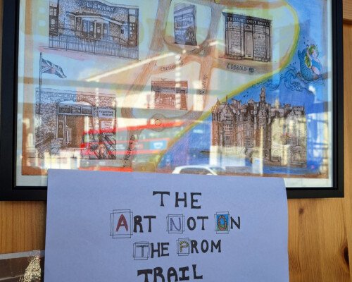 Artwork displayed as part of Felixstowe Indoor Market's Art Not On The Prom Trail 2026